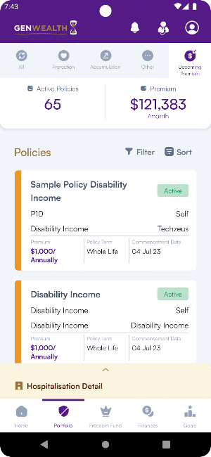 Genwealth8+ Screenshot 1