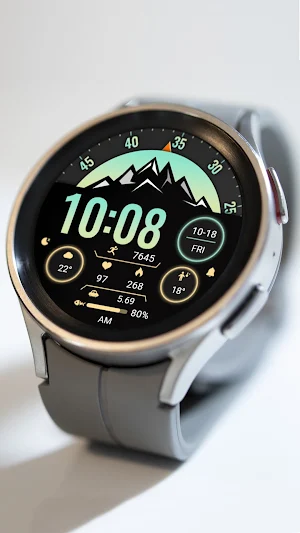 Abstract Mountain ZKin Watch Screenshot 2