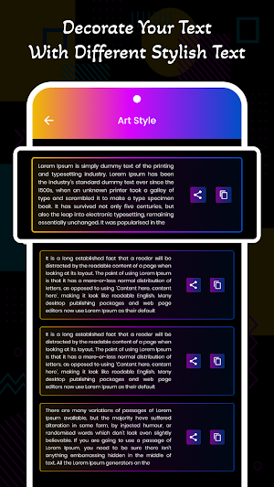 Stylish Text-Color Fonts Screenshot 2
