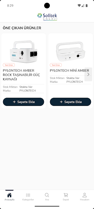 Solitek Enerji B2B Screenshot 0