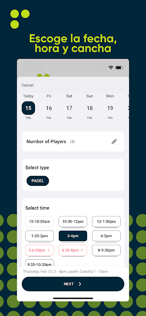 Raqueteo Screenshot 2