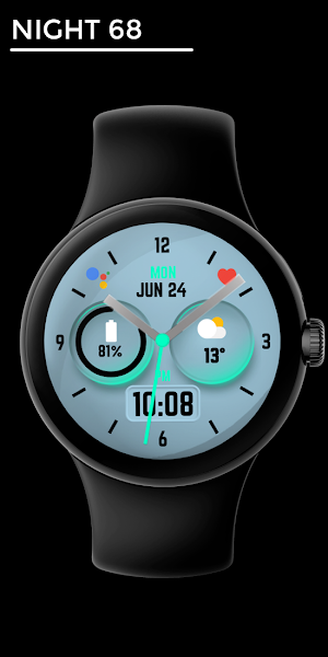 Night 68 - watch face Screenshot 0