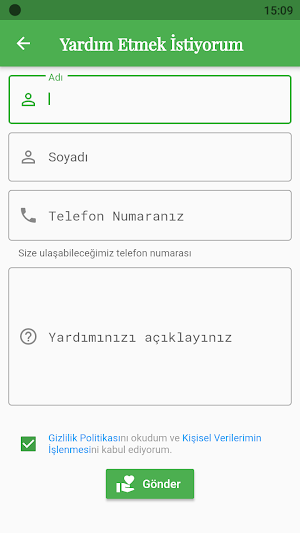 Gazişehir İlim Derneği Yardım Screenshot 1