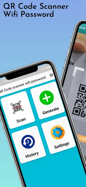 QR Code scanner wifi password Screenshot 0