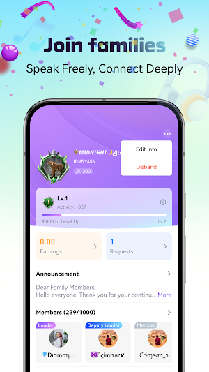 HeyYa! Lite-Party Voice Rooms Screenshot 1