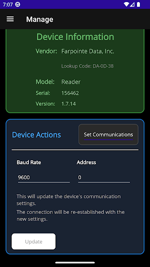 OSDP Bench Screenshot 3