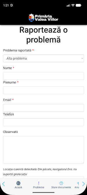 Valea Viilor App Screenshot 1