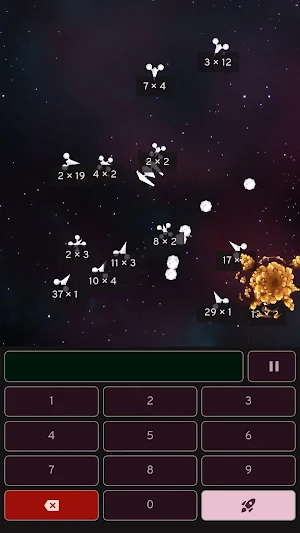 Simbagi: Math Space Shooter Screenshot 2