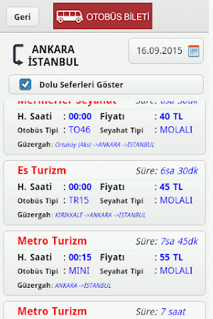 Otobüs Bileti – Ucuz Bilet Al Screenshot 2