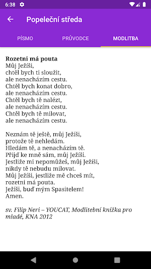 Malý průvodce postní dobou Screenshot 2