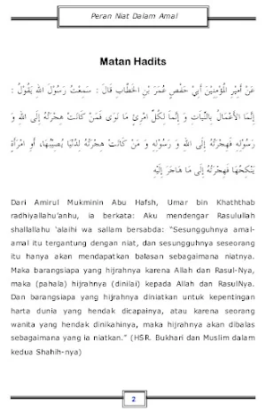 Fikih Niat - Niat Dalam Amal Screenshot 1