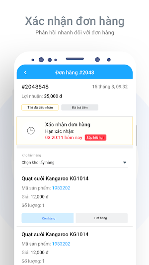 Tiki Seller: Bán hàng cùng Tiki Screenshot 2