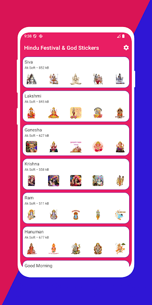 Hindu Festival God Stickers WA Screenshot 0