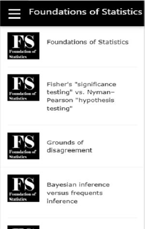 Foundation of statistics Screenshot 3