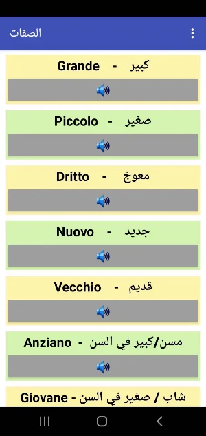 تعلم الايطالية بالصوت بدون نت Screenshot 1