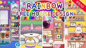 Toca Rainbow Boca House Screenshot 0