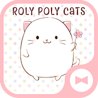 Cute Wallpaper Roly Poly Cats Theme