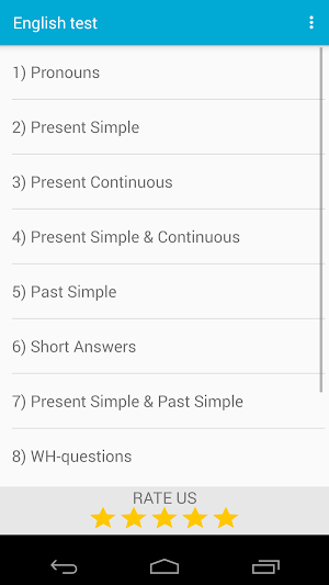 Learn English English Grammar Screenshot 0
