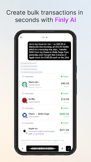 Finly AI: Smart Money Tracker Screenshot 0