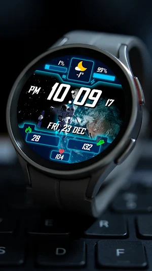 DIGI Space v2 URX70 Watch face Screenshot 3