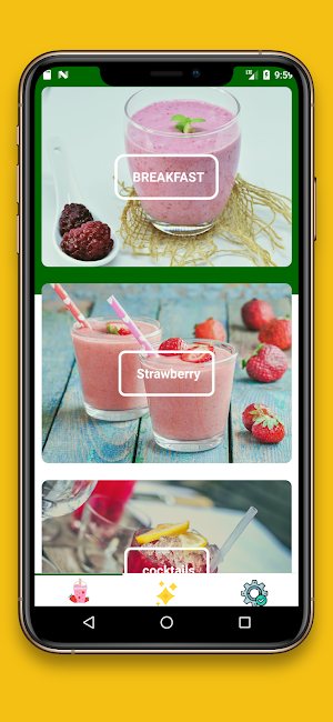 Smoothies and Cocktails recipe Screenshot 1