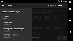 VerbTeX LaTeX Editor Screenshot 1