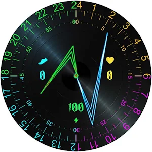 Unusual 24H Analog Watch Face Screenshot 3