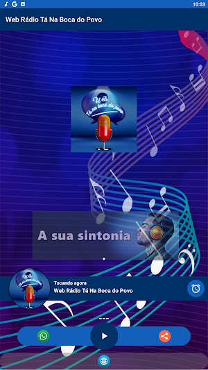 Web Rádio Tá Na Boca do Povo Screenshot 1