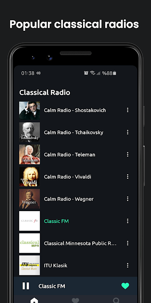Classical Radio Screenshot 2