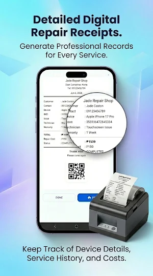 Mobile Phone Repair POS Screenshot 2