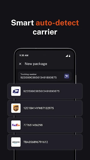Packy Package Tracker Screenshot 2