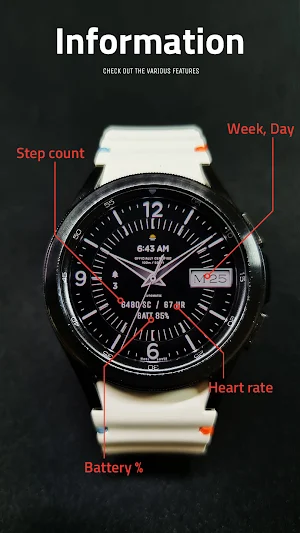 JW243 jwstudio watchface Screenshot 3