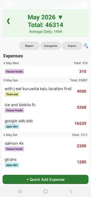 Expense Tracker - Log Expenses Screenshot 0