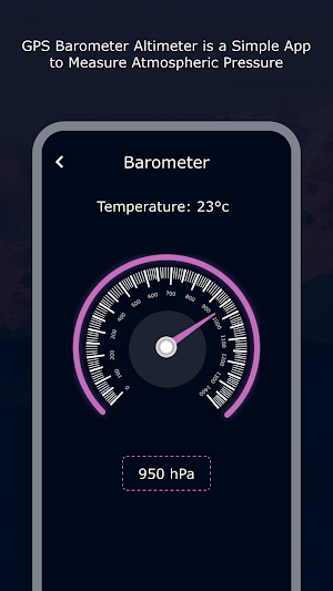 GPS Barometer & Altimeter Tool Screenshot 2