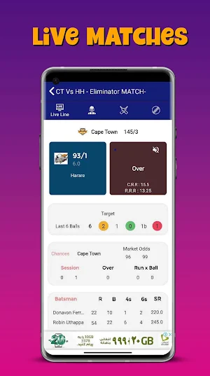 Crik Live - Live Cricket Score Screenshot 0