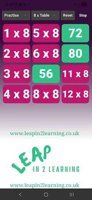 Leapin2Timestables Screenshot 3