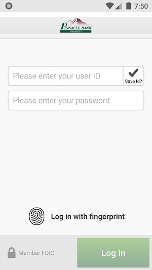 Pinnacle Bank Business Screenshot 1