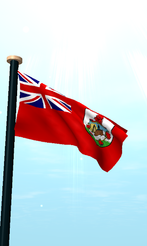 Bermuda Flag 3D Live Wallpaper Screenshot 1