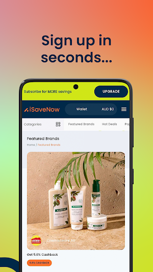 iSaveNow Screenshot 2