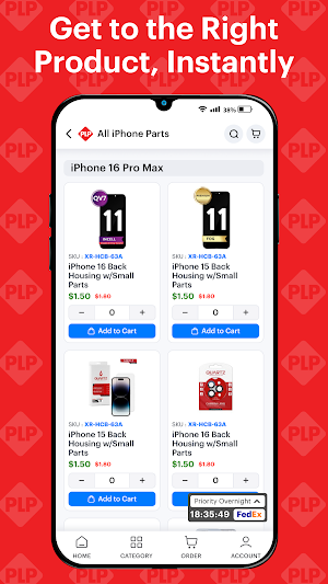 PhoneLCDParts Screenshot 2