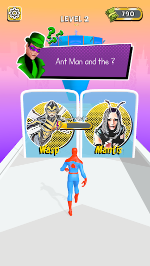 Superhero Trivia Run Screenshot 2