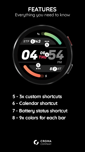 Plexiglass Watch Face Screenshot 1