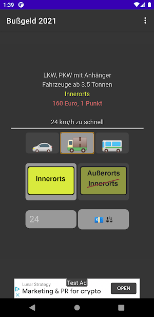 Bußgeld Screenshot 2