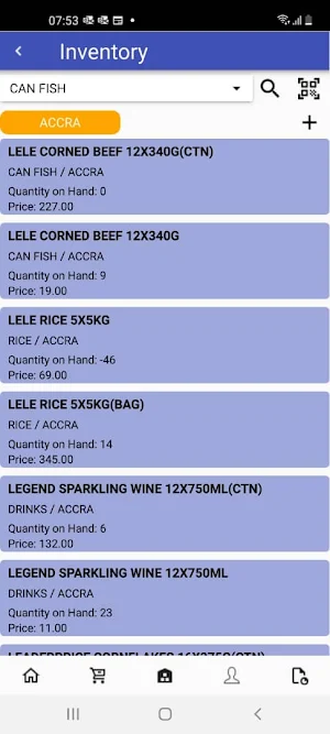 SmartSale ERP Mobile Screenshot 1