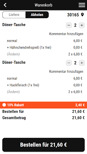 Döner König Hannover Screenshot 1
