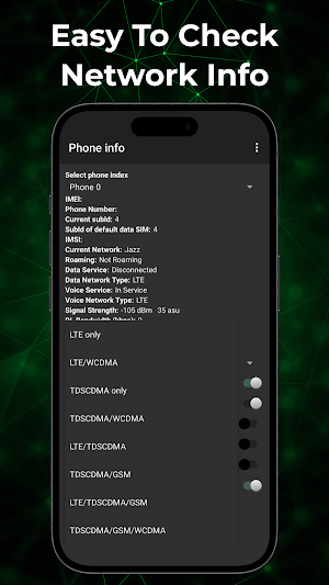 Force 3G LTE, 4G 5G Only Mode Screenshot 3