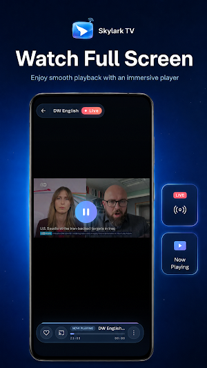 Skylark TV: IPTV Player Screenshot 0