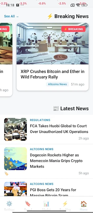 TCA: Crypto & Bitcoin News Screenshot 2