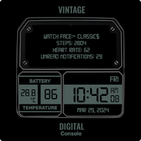 Vintage Console Watch Face