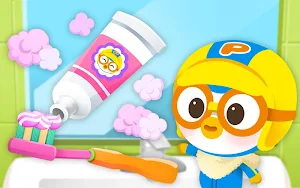 Pororo Brush Teeth - Kids Habit Game Screenshot 3